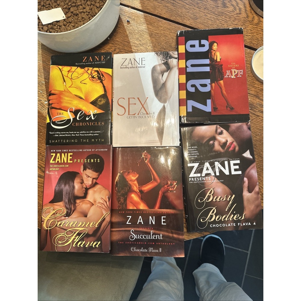 Zane book lot of 6 Sex Chronicles Eroticandir